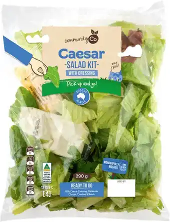 IGA Community Co Caesar Salad Kit 290g offer