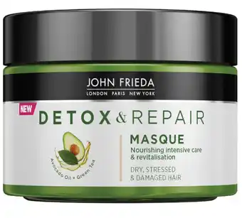 Chemist Warehouse John frieda detox & repair masque 250ml offer