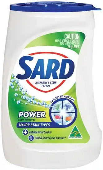 IGA Sard Stain Remover Powder 900g‑1kg Selected Varieties offer