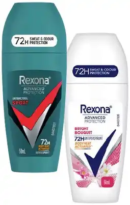 IGA Rexona Advanced Protection Antiperspirant Roll‑On 50mL Selected Varieties offer