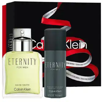Chemist Warehouse Ck eternity 100ml edt 2 piece set offer