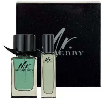 Chemist Warehouse Burberry mr. burberry 100ml edt 2 piece set offer