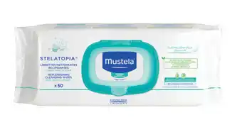 Mustela stelatopia replenishing wipes 50 pack