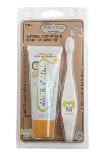 Chemist Warehouse Jack n jill banana toothpaste with hippo/ ellie bio brush offer