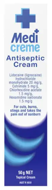 Chemist Warehouse Medicreme antiseptic cream 50g offer