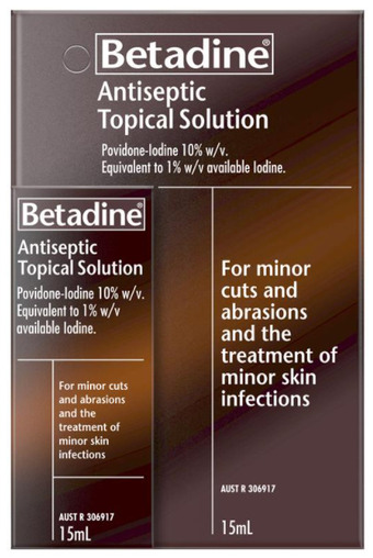 Chemist Warehouse Betadine antiseptic topical solution 15ml offer