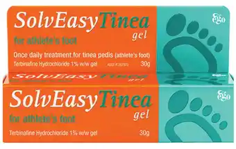 Chemist Warehouse Solveasy once daily tinea gel 30g offer