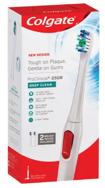 Chemist Warehouse Colgate power toothbrush pro clinical 250r white offer
