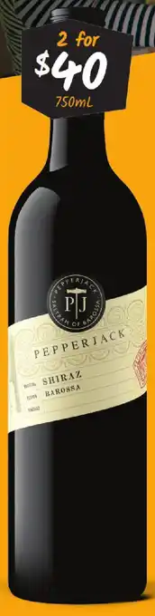 Cellarbrations Pepperjack Range (Excl Dish) offer