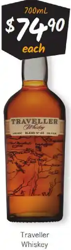 Cellarbrations Traveller Whiskey offer