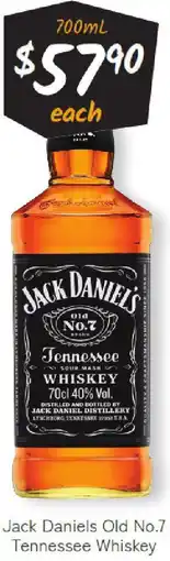 Cellarbrations Jack Daniels Old No.7 Tennessee Whiskey offer