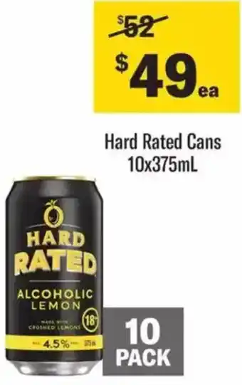 Liquorland Hard Rated Cans offer