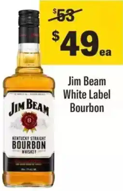 Liquorland Jim Beam White Label Bourbon offer