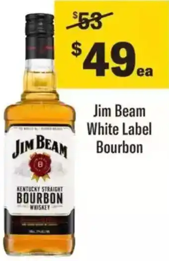 Liquorland Jim Beam White Label Bourbon offer