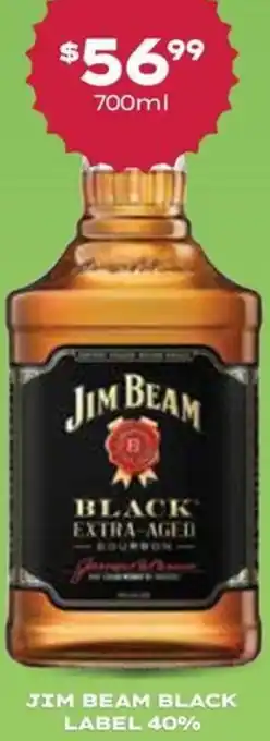 Thirsty Camel Jim Beam Black Label 40% offer