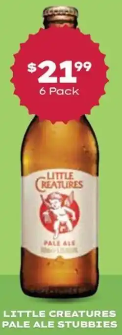 Thirsty Camel Little Creatures Pale ale Stubbies offer