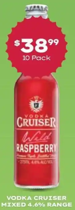 Thirsty Camel Vodka Cruiser Mixed 4.6% Range offer