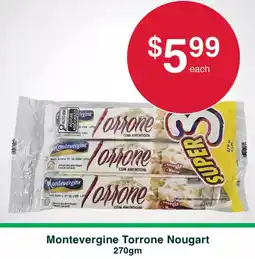 Australian Butchers Montevergine Torrone Nougart offer