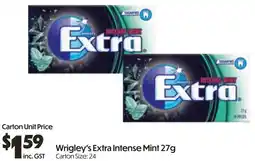 Campbells Wholesale Wrigley's Extra Intense Mint offer