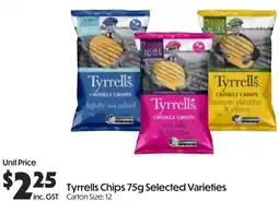 Campbells Wholesale Tyrrells Chips offer