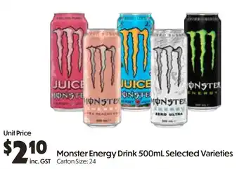 Campbells Wholesale Monster Energy Drink offer