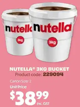 Campbells Wholesale Nutella offer