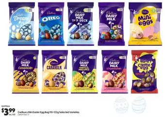 Campbells Wholesale Cadbury Mini Easter Egg Bag offer