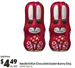 Campbells Wholesale Nestlé KitKat Chocolate Easter Bunny offer