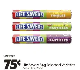 Campbells Wholesale Life Savers offer