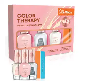 My Chemist Sally hansen gift set color therapy offer