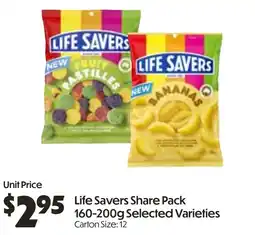 Campbells Wholesale Life Savers Share Pack offer