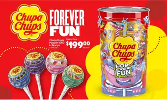 Campbells Wholesale Chupa Chups Megatin 1000 Lollipops offer