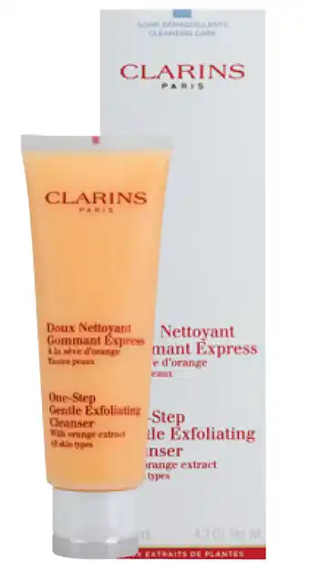 Clarins one step exfoliating cleanser with orange extract all skin types 125ml