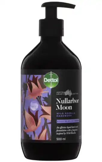 Dettol australian heartland collection nullarbor moon wild rosella hand wash 500ml