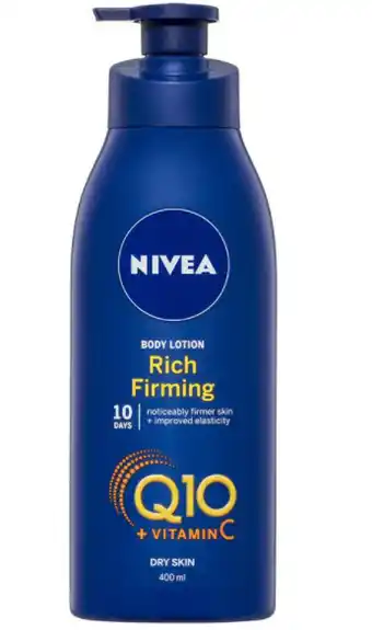 My Chemist Nivea body rich firming q10 plus vitamin c body lotion 400ml offer
