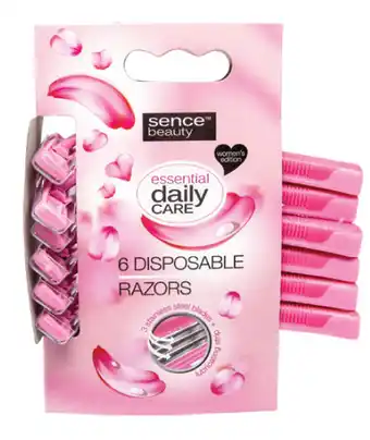 My Chemist Sence beauty essential daily care disposable razors 6 pack offer