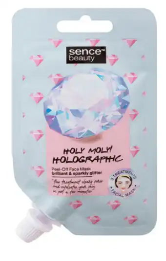 Sence beauty holy molly holographic peel-off face mask 28ml