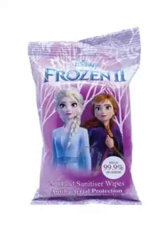 Frozen ii antibacterial wipes 20 pack