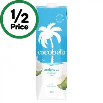 Woolworths Cocobella Straight Up Coconut Water 1 Litre offer