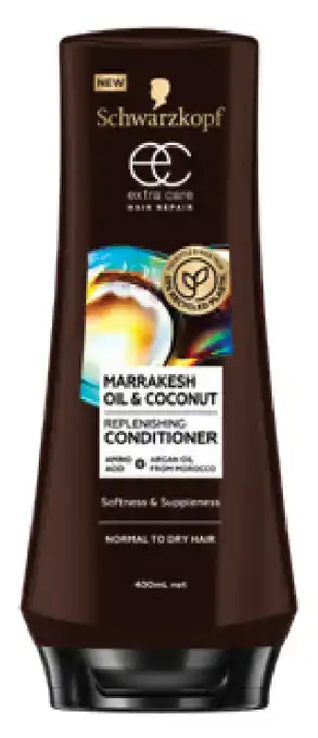 Schwarzkopf extra care marrakesh oil & coconut replenishing conditioner 400ml