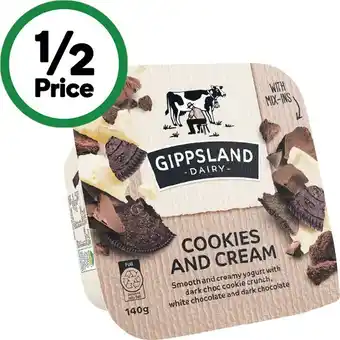 Woolworths Gippsland Dairy Yogurt Mix-Ins 140g – From the Fridge offer