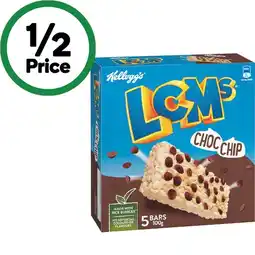 Woolworths Kellogg’s LCMs Bars 100-110g Pk 5 offer