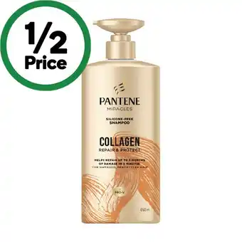 Woolworths Pantene Miracles Shampoo 650ml or Conditioner 600ml offer