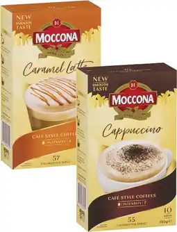 Coles Moccona Café Classic Coffee Sachets 8 Pack-10 Pack offer