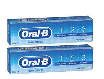 My Chemist Oral-b toothpaste 123 fresh mint 100ml offer
