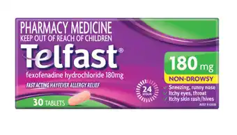 My Chemist Telfast 180mg 30 tablets offer
