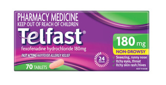My Chemist Telfast 180mg 70 tablets offer