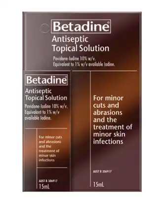 My Chemist Betadine antiseptic topical solution 15ml offer