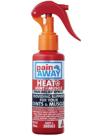 My Chemist Pain away heat joint & muscle pain relief spray 100ml offer
