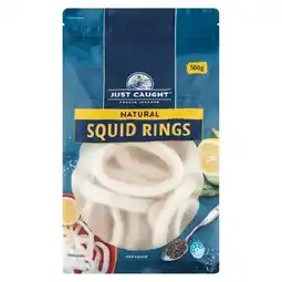 Woolworths Just Caught Frozen Natural Squid Rings 500g – From the Seafood Freezer offer